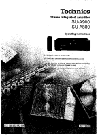 Technics - SUA-800 - Owners manual 